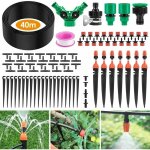Kit d'irrigation goutte 40m, kit micro système d'irrigation réglable arrosage automatique de jardin, ... Kit d'irrigation goutte 40m, kit micro système d'irrigation réglable arrosage automatique de jardin, ...