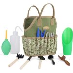 Kit de jardin succulente avec sac de rangement, mini outils de jardinage  la main, 14 outils pour bonsa ...