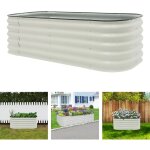 Kit de jardini�re sur�lev�e, potager sur�lev�, 43 cm de haut, 8 en 1, pour l�gumes et fleurs, jardini�re ...