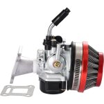 Kit de joint d'admission pour carburateur 2 temps rouge, filtre  air et kit de remplacement pour pocket ...