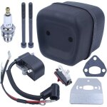 Kit de joint de bouclier thermique de boulon de silencieux d'�chappement pour husqvarna 137 142 et 136 ...