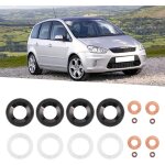 Kit de joints d'injecteur diesel 1233683 198185 pour ford c max fiesta focus - dolaso