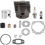 Kit de joint de piston de cylindre, piston de cylindre de 46 mm avec kit de joint pour moteur husqvarna ...