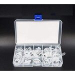 [jamais utilis�]kit de joints toriques en caoutchouc de silicone transparent de qualit� alimentaire, ...