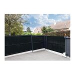 Nature - kit lamelles brise - vue pour panneau de clture rigide - occultant 4 / 5 - 1, 225 x 2, 50 m ...