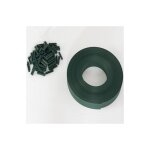 Idmarket - kit de lamelles occultantes pvc vert - l. 60 m pour panneau grillag