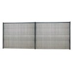 Kit lamelles occultantes rigide composite pour panneau rigide haut 123x250 couleur 61 bross� gris quartz ...