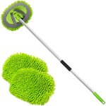 Kit de lavage auto en microfibre 62  comprenant balai, gant et �ponge avec long manche, accessoires et ...