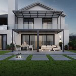 Kit led pergola bioclimatique adoss�e 3x6m