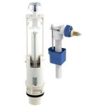 Kit mcanisme wc avec robinet flotteur latral - rousseau - 3 / 6l - certifi nf