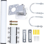 Kit de montage pour antenne tv starlink v2 rectangulaire, support mural court en acier inoxydable.