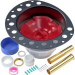 Kit de montage brut pour bonde de baignoire autoportante en pvc, avec tuyaux d'�chappement en laiton, ...