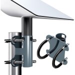 Pour kit de montage starlink - diam�tre du tube : 30 � 50 mm - support starlink en u pour v2 - pour caravane, ...