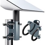 Pour kit de montage starlink - diam�tre du tube : 30 � 50 mm - support starlink en u pour v2 - pour caravane, ...