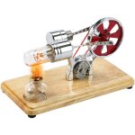 Kit de moteur stirling générateur d'électricité modèle de moteur à air chaud modèle de générateur physique ... Kit de moteur stirling générateur d'électricité modèle de moteur à air chaud modèle de générateur physique ...