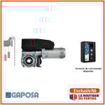 Kit motorisation porte sectionnelle industrielle 230 v axe �25, 4 15m� 70n elec. d�port�e qc101n gaposa ...