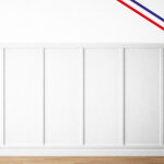 Kit de moulures murales en bois � 5 tasseaux de 150 cm - pin des landes - pr�t � coller et peindre - ...