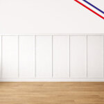 Kit de moulures murales en bois � 7 tasseaux de 150 cm - pin des landes - pr�t � coller et peindre - ...