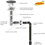 Kit numéro 2 raccordement mural conduit tubage + émaillé pour poêles à bois sortie supérieure poujoulat ... Kit numéro 2 raccordement mural conduit tubage + émaillé pour poêles à bois sortie supérieure poujoulat ...