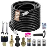 Kit de nettoyage de canalisations 10 m, compatible avec les nettoyeurs haute pression k�rcher k2 - k7, ...
