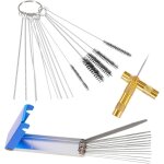 Kit de nettoyage pour carburateur, nettoyant de carburateur, aiguilles de nettoyage des buses, outil ...