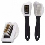 Kit de nettoyage pour chaussures en daim. brosse � daim et gomme � daim pour chaussures et bottes. nouveau ...