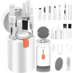 Kit de nettoyage de clavier 20 en 1 avec brosse de nettoyage de clavier, accessoires de nettoyage airpods ...