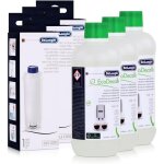 Kit de nettoyage delonghi - lot 3 filtres a eau ser3017 & 3 detartrants ser3018 de 250 ml