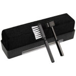 Kit de nettoyage de disques vinyles, brosse de nettoyage antistatique en velours pour disques vinyles, ...
