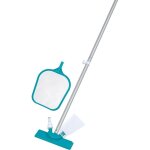Kit de nettoyage puisette et tte d'aspirateur pour piscines jusqu' 3, 96 m