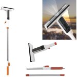 Kit de nettoyage de vitres 3 en 1 : vaporiser, laver et racler - id�al pour les grandes fen�tres, les ...