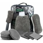 Kit de nettoyage de voiture 9pcs, professionnel microfibre lavage voiture nettoyer kit, brosse voiture, ...
