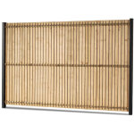 Kit occultation lattes bois pin pour panneau rigide maille 55 h 1m73 l 2m50 ep 8mm