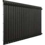 Cloture&jardin - kit occultation pvc rigide noir 10m - jardipremium - 1, 23 mtre