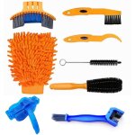 Kit d'outils de nettoyage  vlo 8 pcs ensemble de maintenance  chane de vlo brosse nettoyage pour ...