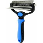 Kit d'outils de peigne de démêlage de toilettage râteau à lame double face 2 en 1 râteau pour animaux ... Kit d'outils de peigne de démêlage de toilettage râteau à lame double face 2 en 1 râteau pour animaux ...