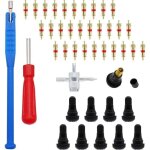 Kit d'outils pour valves de pneus (43 pi�ces), kit d'outils pour le d�montage des obus de valve (30 pi�ces), ...