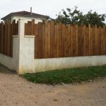 Sud bois - kit palissade de 10 ml en douglas trait� autoclave marron. prix / kit