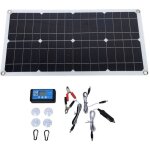Kit de panneau solaire 100w ip67 �tanche avec contr�leur dc 12v 24v 20a panneau solaire portable pour ...