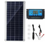 Kit de panneau solaire - 300w - 12v - chargeur de batterie kit avec r�gulateur de charge solaire 20a ...