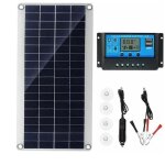 Kit panneau solaire 300w 12v avec r�gulateur charge 20a pour camping car bateau jardin ext�rieur �clairage ...