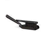 Kit pelle et balayette  cendre en fer 39 cm - noir linxor