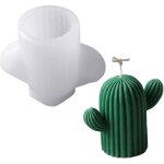 Kit de fabrication de petits moules en forme de cactus pour fabrication de bougies, moule en silicone ...