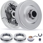 Kit de pignon et embrayage pour tronconneuse stihl ms441 ms440 ms460 ms362 ms361 044 046, 7 - dents pignon ...