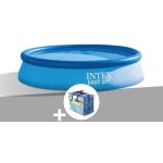 Kit piscine autoporte intex easy set 3, 05 x 0, 76 m (avec filtration) + bche  bulles
