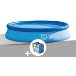 Kit piscine autoporte intex easy set 3, 66 x 0, 76 m + bche  bulles