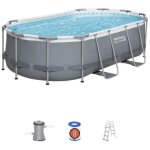 Kit piscine hors sol tubulaire bestway steel pro max? - 427 x 250 x 100 cm - ovale (avec filtre a cartouche, ... Kit piscine hors sol tubulaire bestway steel pro max? - 427 x 250 x 100 cm - ovale (avec filtre a cartouche, ...
