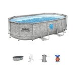 Kit piscine hors sol tubulaire bestway steel pro max? - 427 x 250 x 100 cm - ovale (filtre a cartouche, ... Kit piscine hors sol tubulaire bestway steel pro max? - 427 x 250 x 100 cm - ovale (filtre a cartouche, ...