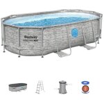 Kit piscine hors sol tubulaire bestway steel pro max? - 427 x 250 x 100 cm - ovale (filtre a cartouche, ... Kit piscine hors sol tubulaire bestway steel pro max? - 427 x 250 x 100 cm - ovale (filtre a cartouche, ...