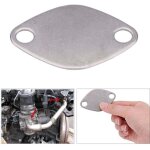 Kit de plaque d'obturation de valve avec joint 2pcs plaque d'obturateur de vanne egr valve blanking bloc ...